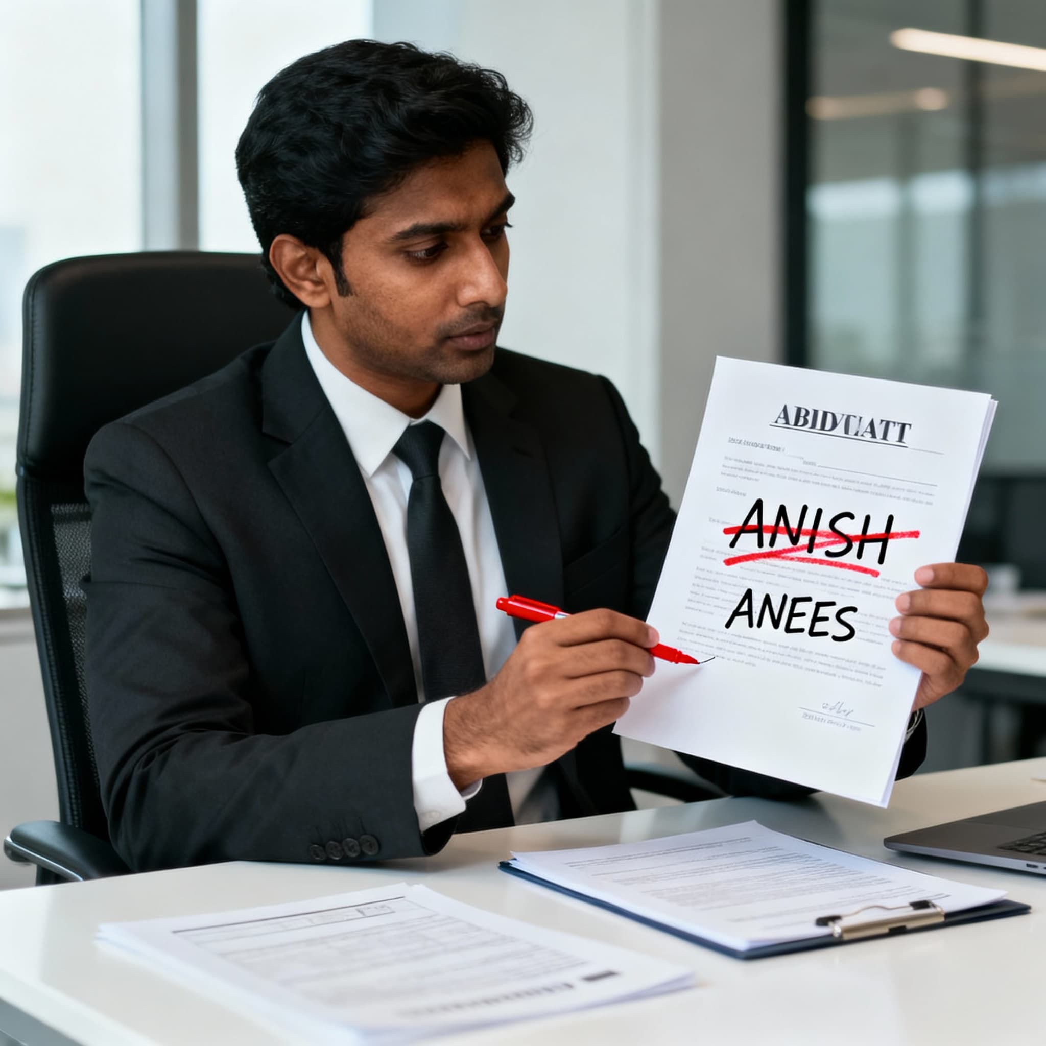 Change of Name Due to Spelling Mistake